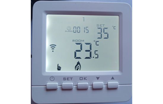 Termostat HY02B05-2 WIFI-buttons